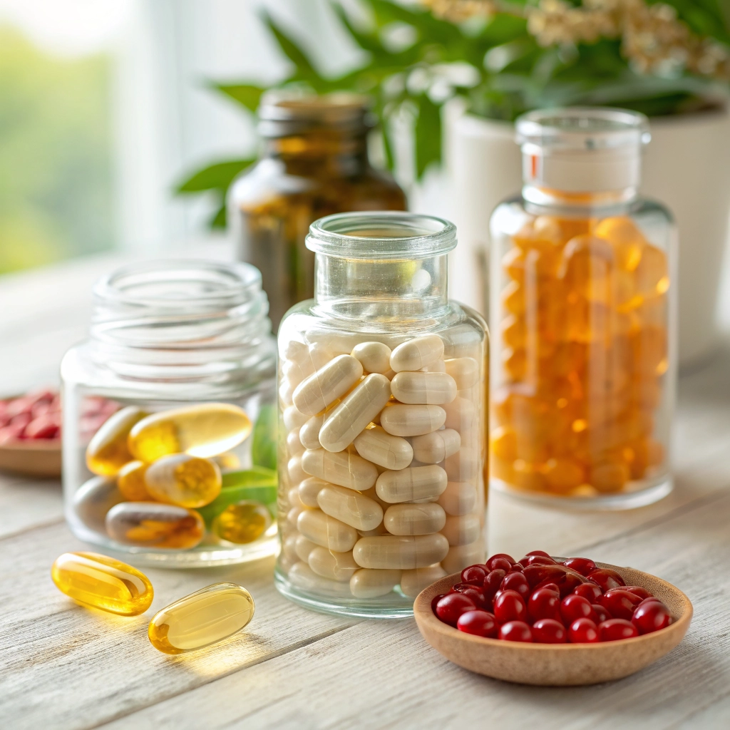 Premium organic supplements and wellness capsules